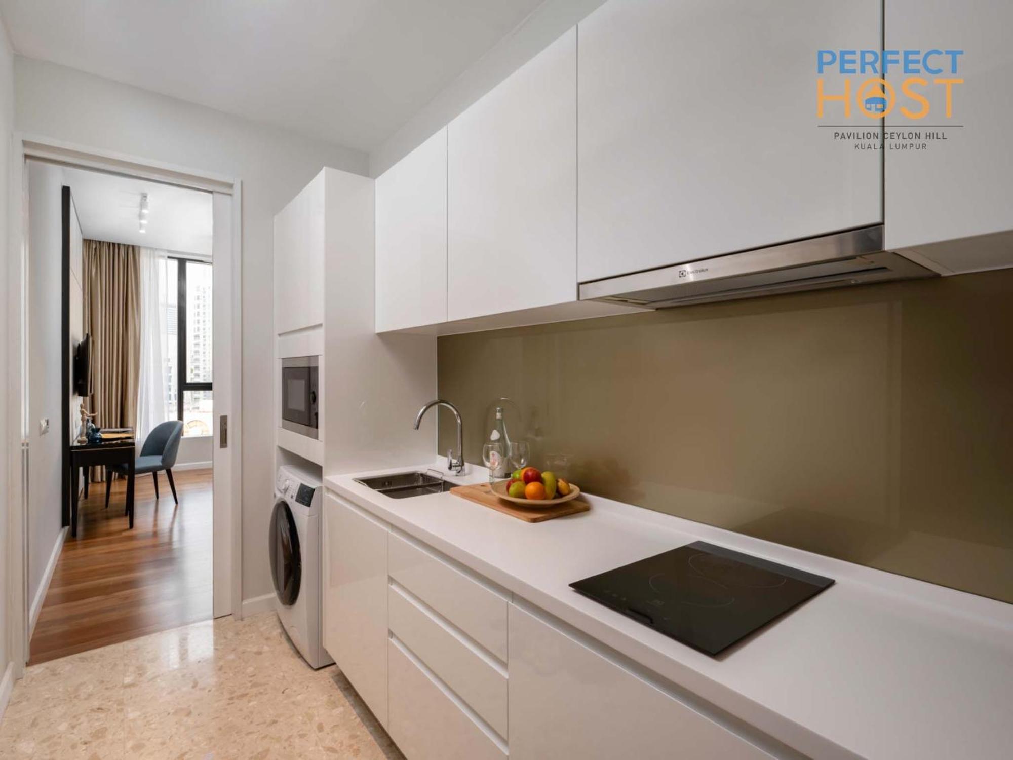 Pavilion Ceylon Hill Suites, Bukit Bintang By Perfect Host 吉隆坡 外观 照片 A modern kitchen