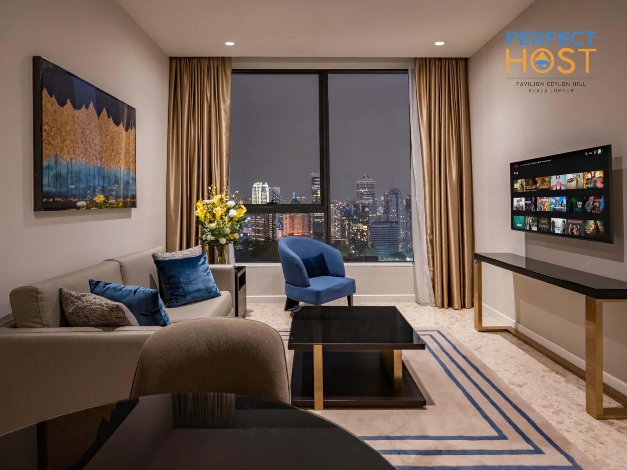 Pavilion Ceylon Hill Suites, Bukit Bintang By Perfect Host 吉隆坡 外观 照片 Living room