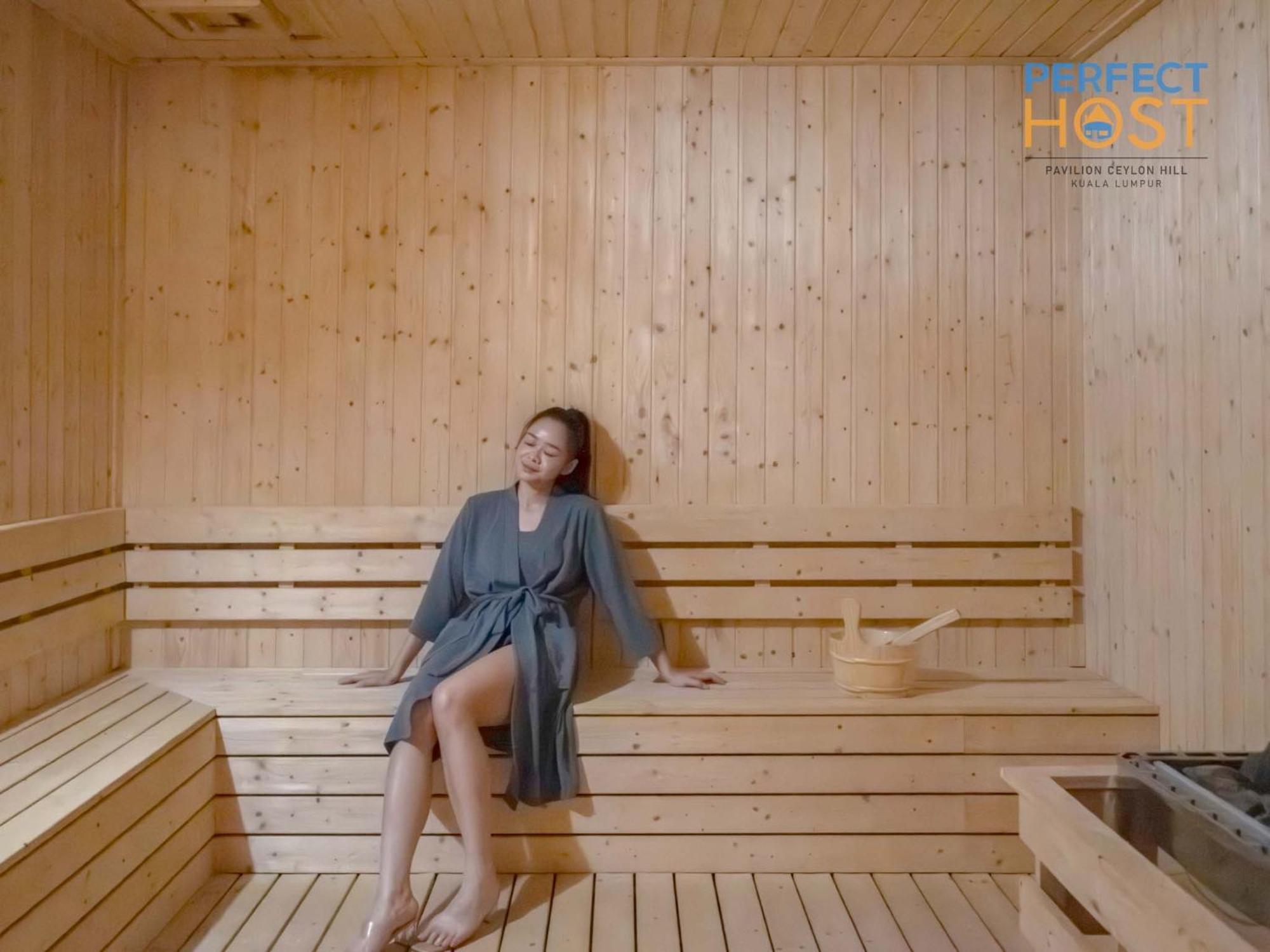 Pavilion Ceylon Hill Suites, Bukit Bintang By Perfect Host 吉隆坡 外观 照片 Sauna